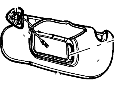 Ford 6W7Z-5404105-AAB Sun Visor Assembly