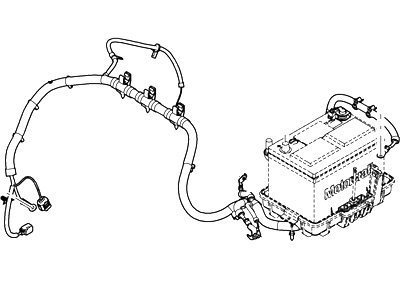 Ford 7T4Z-14300-AA Battery Cable Assembly