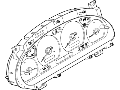 2001 Mercury Villager Speedometer - 1F5Z-10849-BA