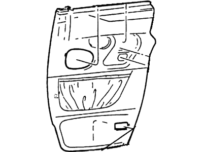 Ford 3C2Z-1523942-BAF Panel Assembly - Door Trim