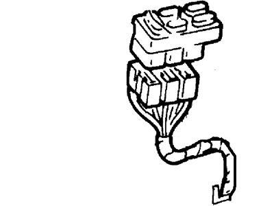 Ford 1F2Z-14529-AAA Switch - Window Control - Double