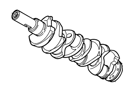 Lincoln Mark VII Crankshaft - F1AZ-6V303-BRM