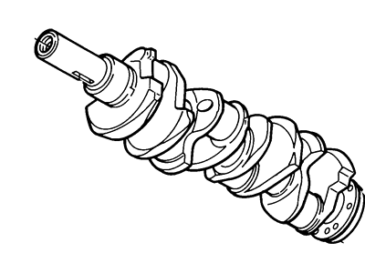 1996 Ford E-150 Crankshaft - E3AZ-6V303-BRM