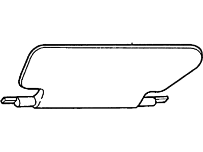 Ford F3VZ5404054AAD Sunvisor Assembly