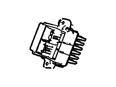 Ford Blower Motor Resistor - 8A8Z-19E624-A
