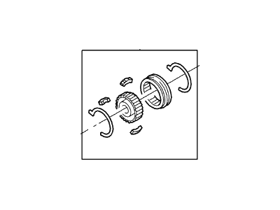 2007 Lincoln Mark LT Synchronizer Ring - 5L3Z-7124-AA