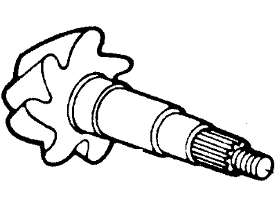 Ford E5LY-4209-A Gear And Pinion Assembly - Driving