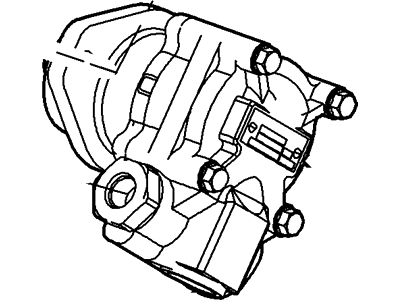 2009 Ford F53 Stripped Chassis Power Steering Pump - 8U9Z-3A674-A