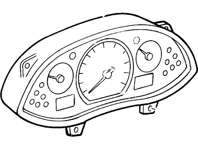 Ford YS4Z-10849-DC Instrument Cluster