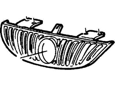 1996 Mercury Cougar Grille - F6WY8200A