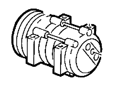 2003 Ford Focus A/C Compressor - 4S4Z-19V703-AA