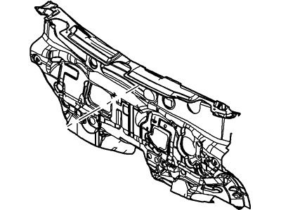 Ford BT4Z-7801670-A Insulator - Dash Panel