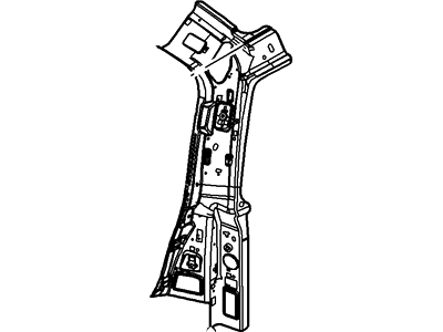 Ford 8A4Z-7441020-A Reinforcement - Roof Rail