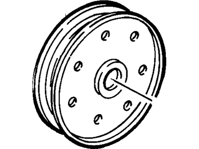 YS4Z-3A733-AA Ford Pulley Illustration 1 of 1