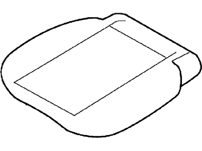 Ford YS4Z-5462900-BAA Front Seat Cushion Cover Assembly