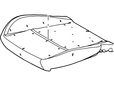 2014 Ford Focus Seat Cushion - DM5Z-58632A23-A