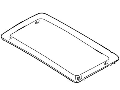 Ford 5L8Z-7850054-A Glass