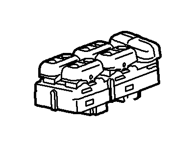 Ford XW4Z-14529-AA Switch - Window Control - Double