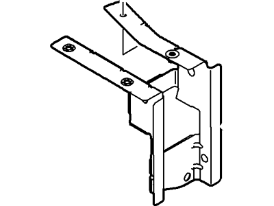 Ford 5M6Z-10A666-A Support - Battery Tray