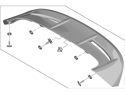 2015 Ford Fiesta Spoiler - 8A6Z-5844210-AB