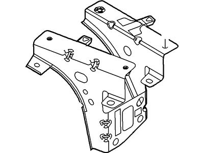 Ford 9L8Z-10A666-A Support - Battery Tray