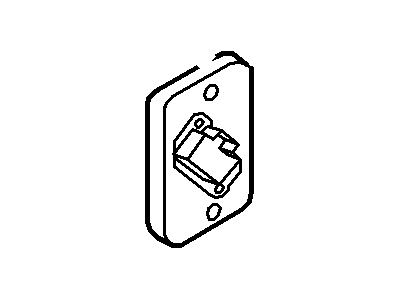 Lincoln Blower Motor Resistor - 4L3Z-19A706-AA