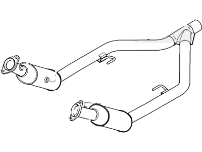 2010 Ford Mustang Catalytic Converter - 8R3Z-5F250-B