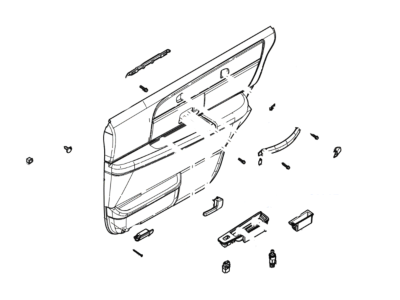 Ford 7W1Z-5427406-CD Panel Assembly - Door Trim