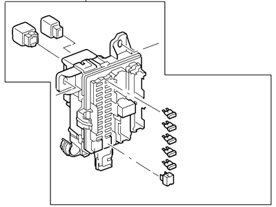 Ford 2L8Z-14A068-AA Fuse Box Assembly