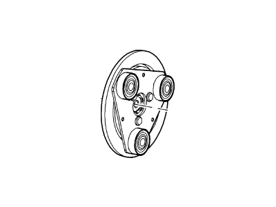 6F3Z-19D786-AA Ford Clutch Disc Assembly Illustration 1 of 1