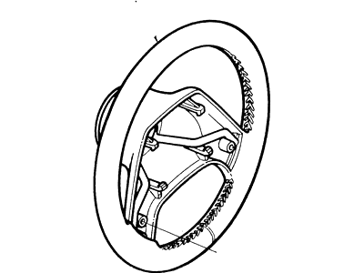 Ford E-150 Steering Wheel - F6TZ-3600-AAA