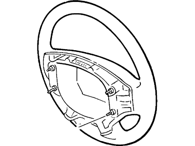 Ford YF4Z-3600-CPA Steering Wheel Assembly