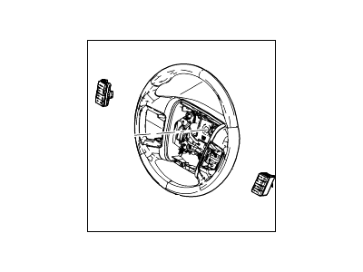 Ford DA5Z-3600-FB Steering Wheel Assembly