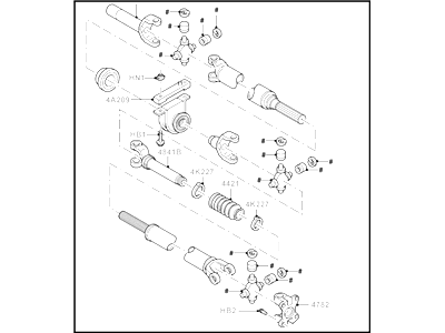 Ford 9L3Z-4R602-L Drive Shaft Assembly