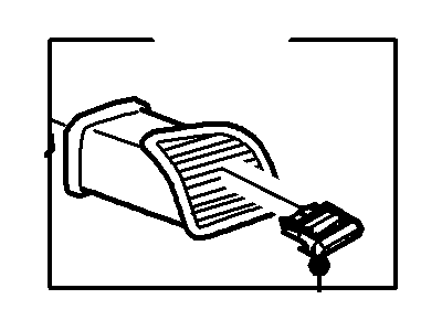 Ford 3W4Z-19893-AAC Louvre Assembly - Vent Air