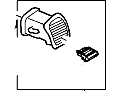 Ford 3W4Z-19893-AAM Louvre Assembly - Vent Air