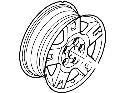 Ford 6L2Z-1007-BD Wheel Assembly