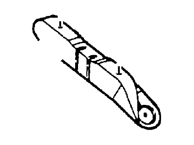 Ford 1C3Z-2861709-AB Support Assy - Seat Track