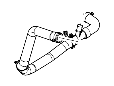 Mercury Milan Radiator Hose - 9E5Z-8286-B