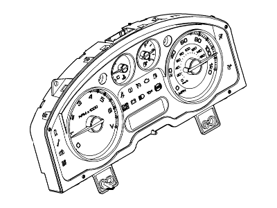 Ford Taurus X Instrument Cluster - 8F9Z-10849-E