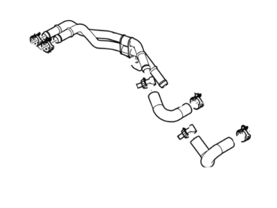 Ford 6L2Z-18C553-H Hose Assembly