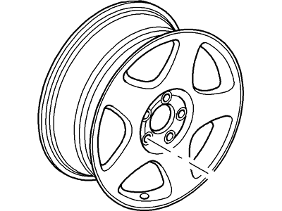 Ford XW4Z-1007-HA Wheel Assembly