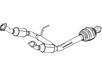 2003 Lincoln Aviator Catalytic Converter - 2C5Z-5F250-AA