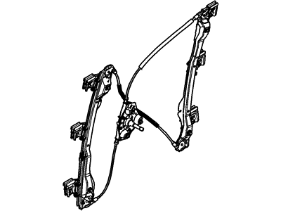 2011 Ford Focus Window Regulator - 8S4Z-6323200-A