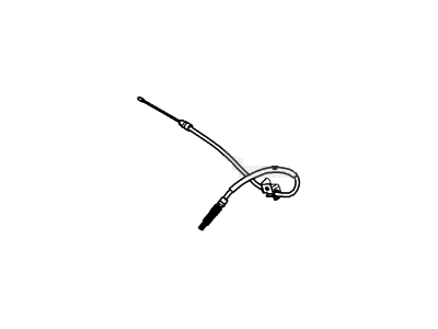 2006 Ford Freestyle Parking Brake Cable - 6F9Z-2A635-H