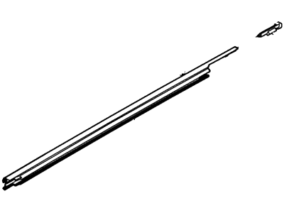 Ford Police Interceptor Utility Door Seal - BB5Z-7825596-B