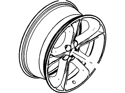 Ford BB5Z-1007-B Wheel Assembly