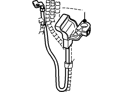 2001 Lincoln LS Battery Cable - XW4Z14300AA