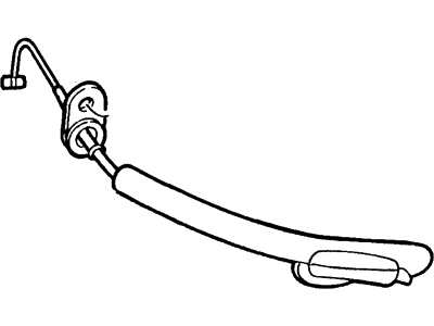 1999 Mercury Sable Accelerator Cable - XF1Z-9A758-AA