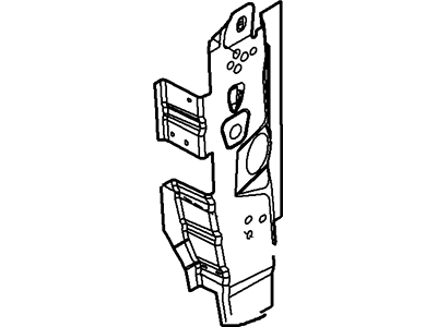 Ford 9L3Z-1502526-A Reinforcement Assembly - Door Hinge